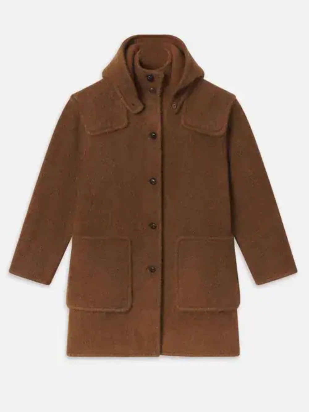 Frame Denim Camel The Oversized Lofty Jacket NWT